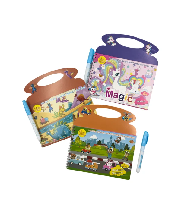 Didáctico libro para colorear mágico