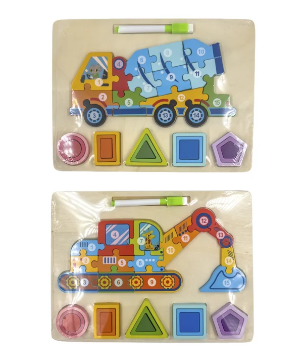 Didáctico rompecabezas variados