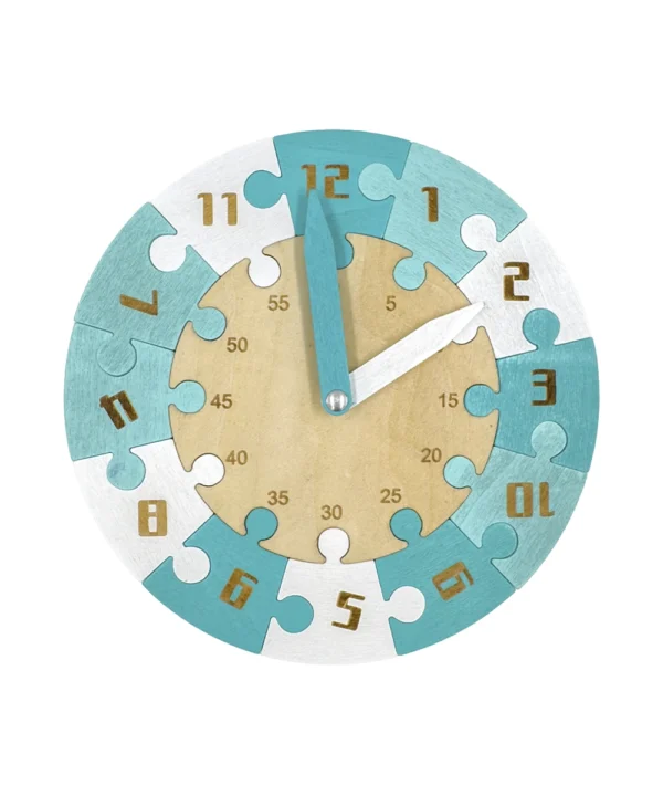 Didáctico rompecabezas reloj