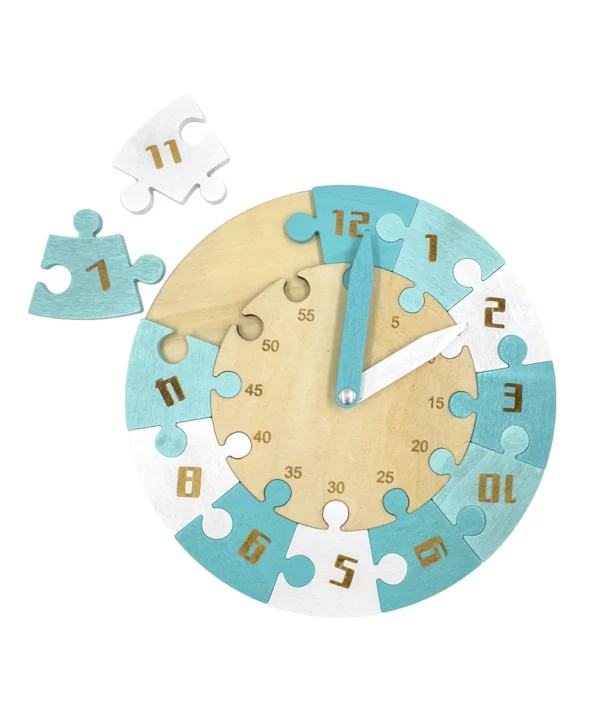Didáctico rompecabezas reloj