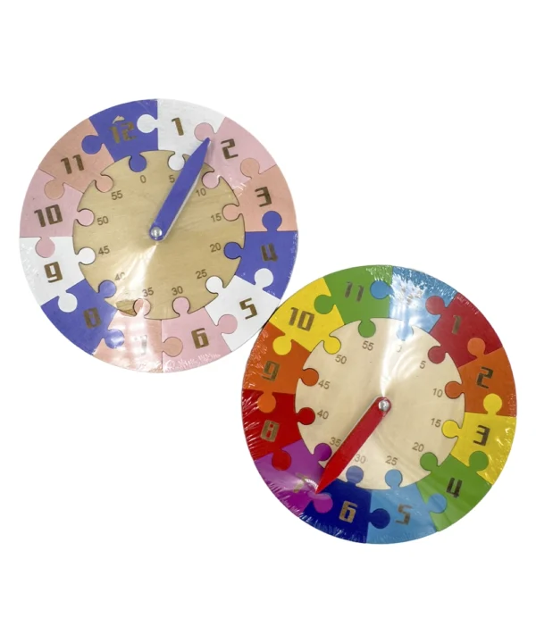 Didáctico rompecabezas reloj