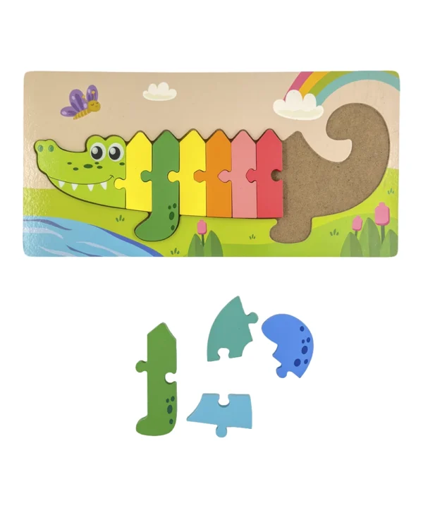 Didáctico rompecabezas 3D