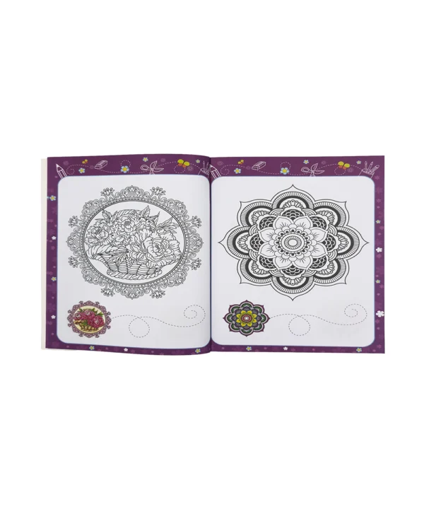 Didáctico libro para colorear mandalas
