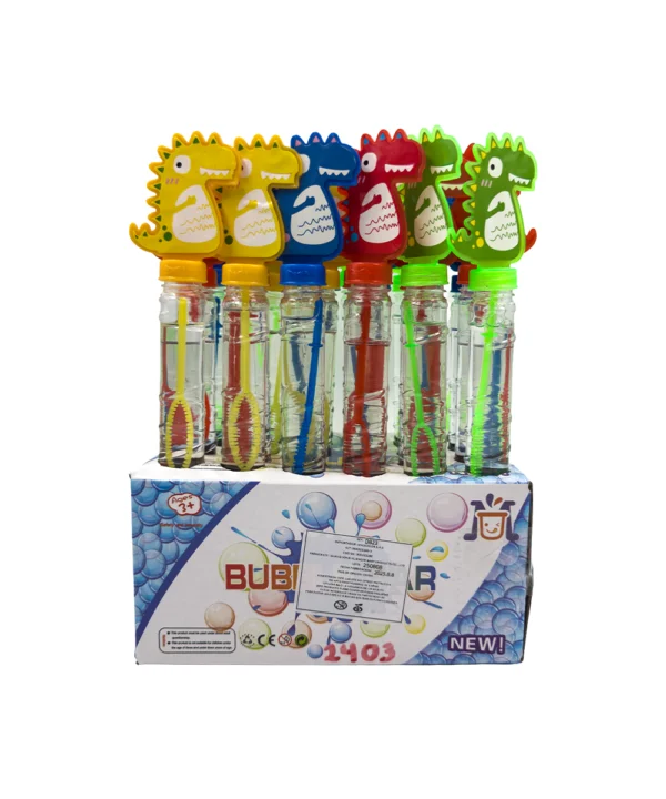 Burbujero dinosaurio plano