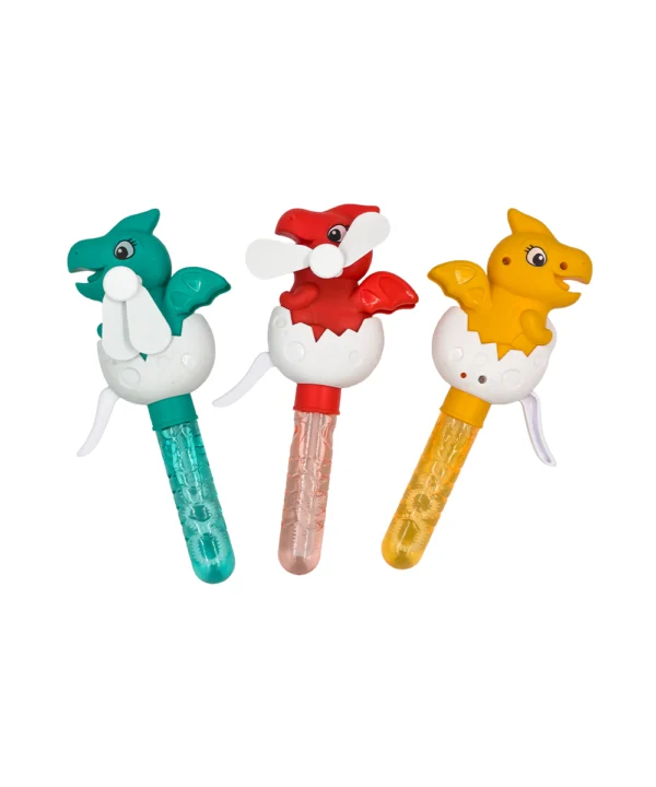 Burbujero dinosaurio ventilador