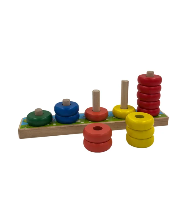 Didáctico ábaco madera abierto