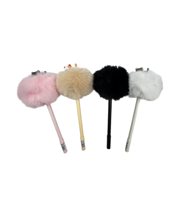 Bolígrafo 1 mina León con pompon