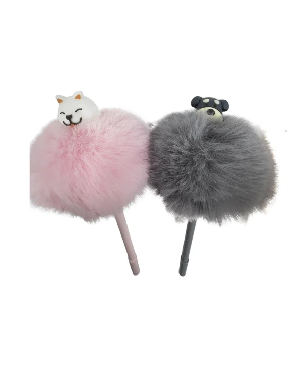 Bolígrafo 1 mina perro con pompon