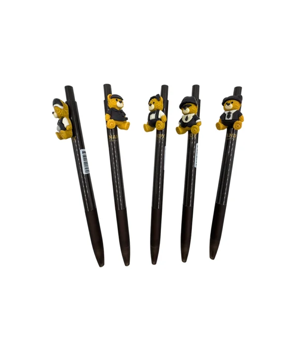 Bolígrafo 1 mina oso con pompon