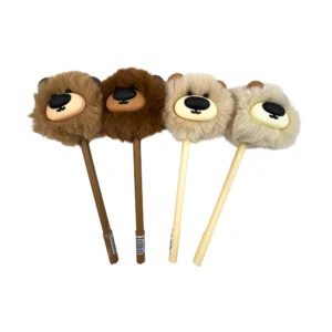 Bolígrafo 1 mina gato con pompon