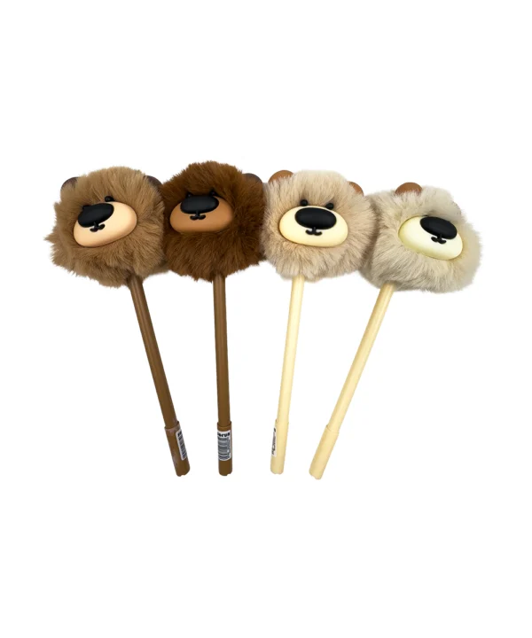 Bolígrafo 1 mina gato con pompon