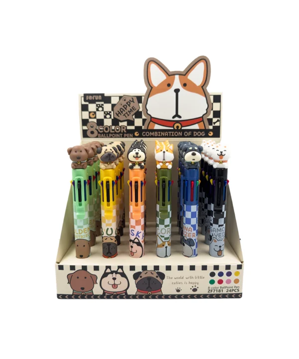 Bolígrafo perritos 8 minas